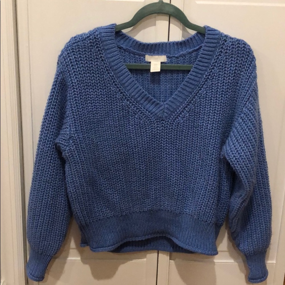 Knit crop sweater